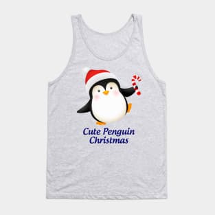 Cute Penguin christmas Tank Top